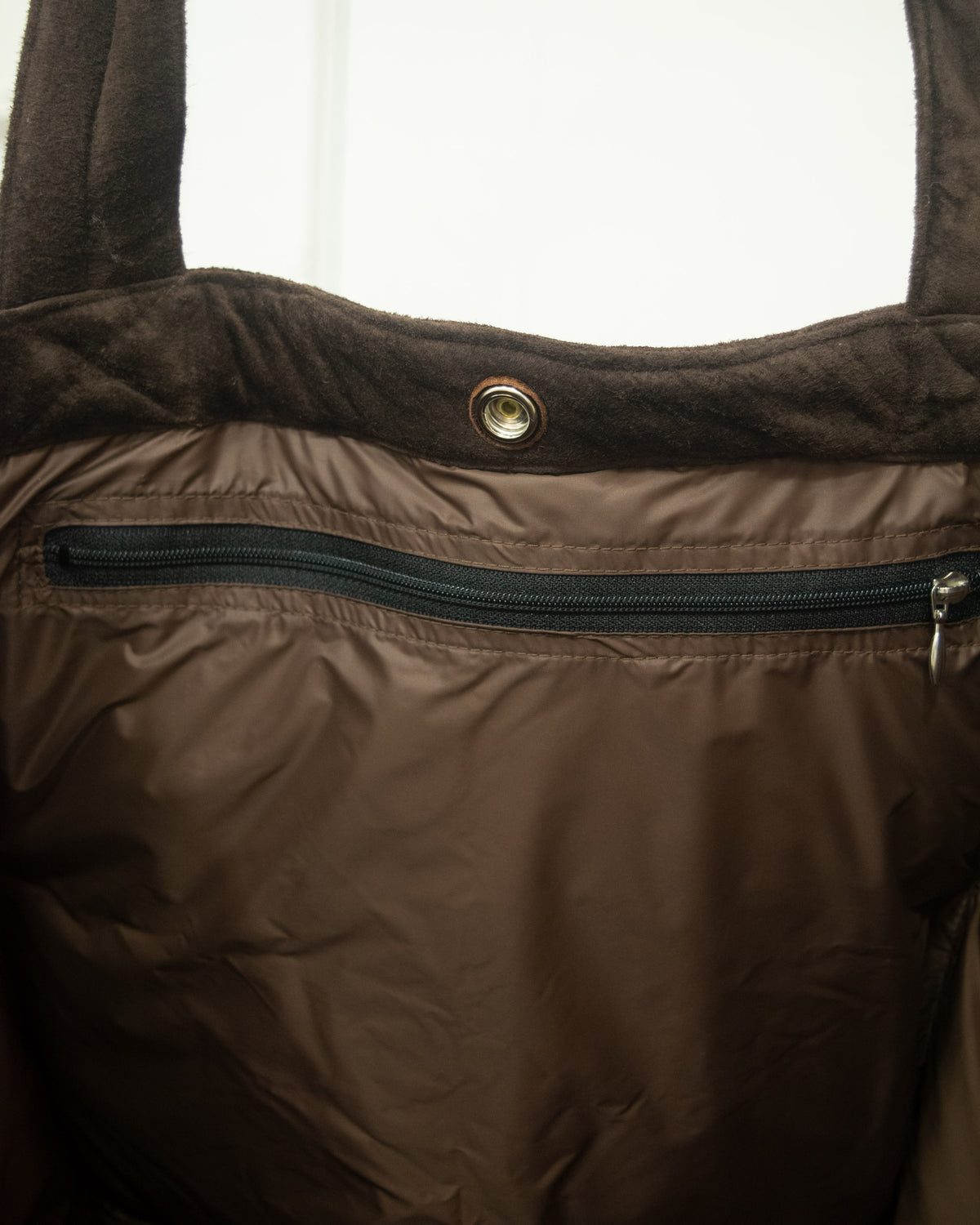 Sample Series | Down Tote | Espresso Suede