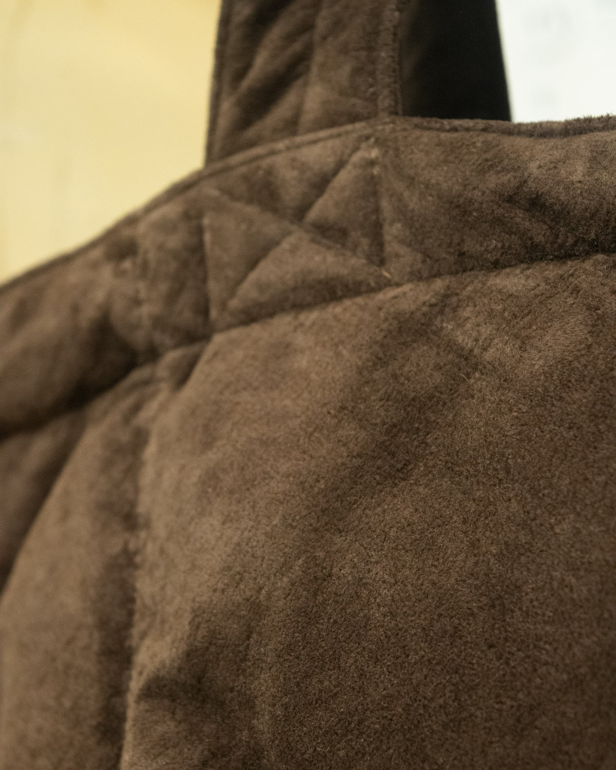 Sample Series | Down Tote | Espresso Suede
