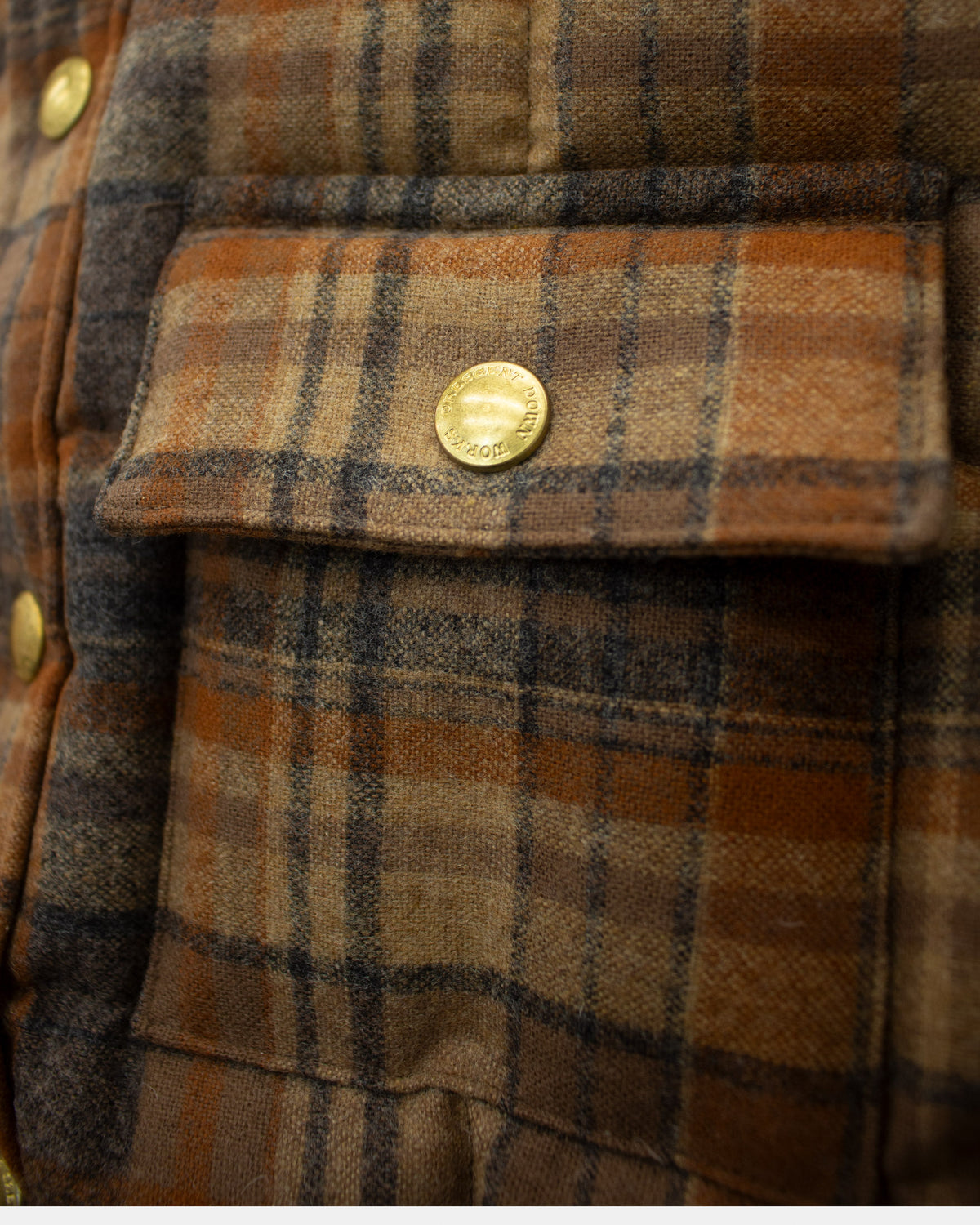 Sample Series | Down Shirt | Wool Plaid Grandtree