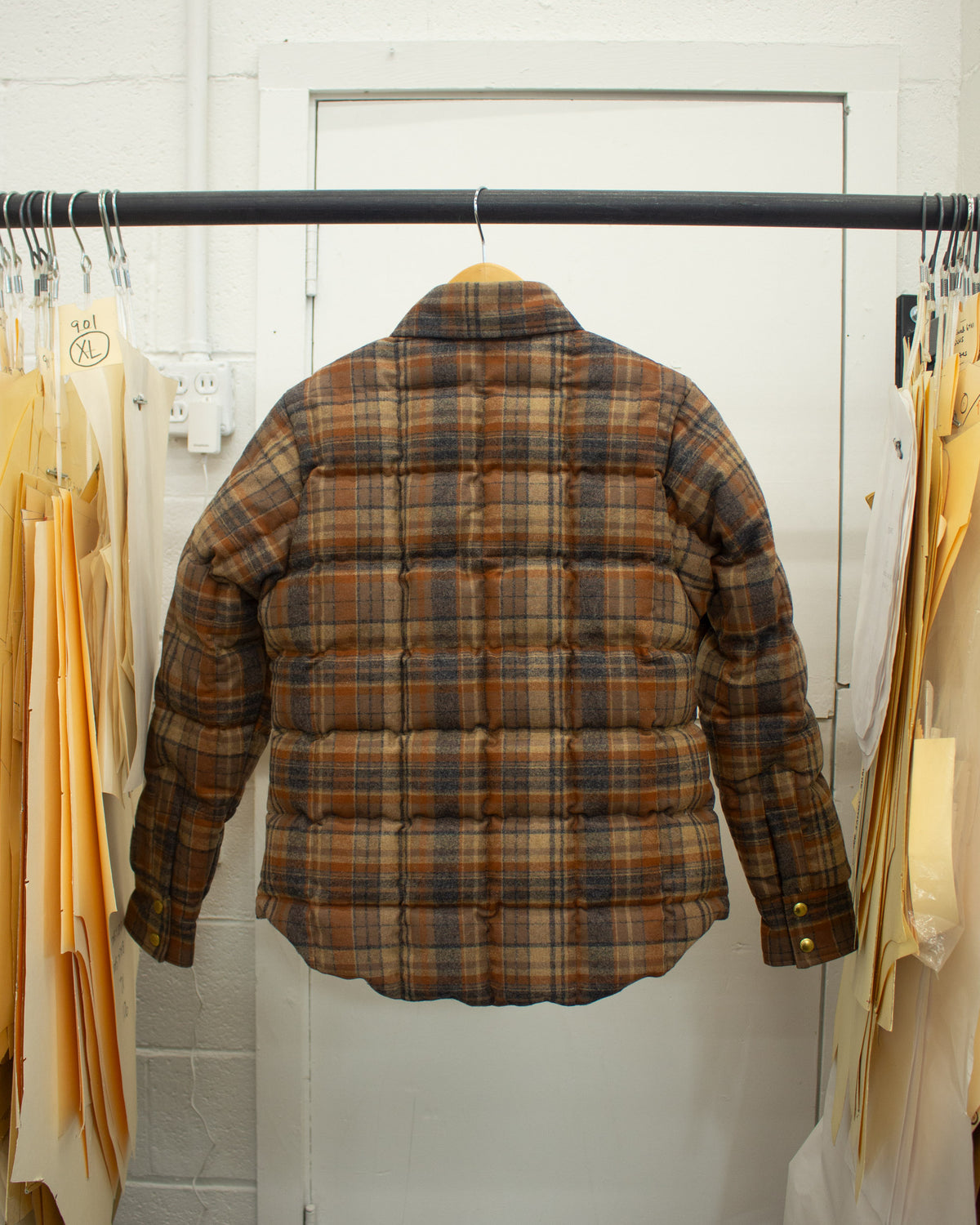 Sample Series | Down Shirt | Wool Plaid Grandtree