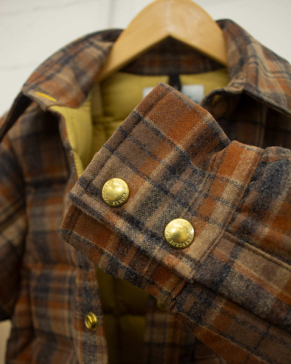 Sample Series | Down Shirt | Wool Plaid Grandtree