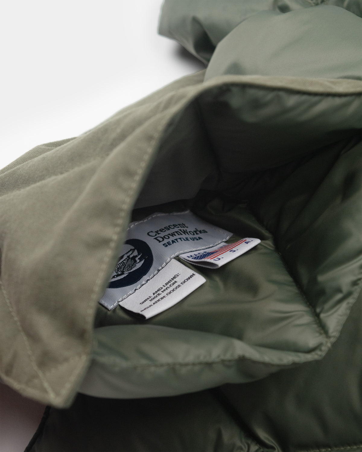 Down Army Surplus Scarf - Patchwork Olive