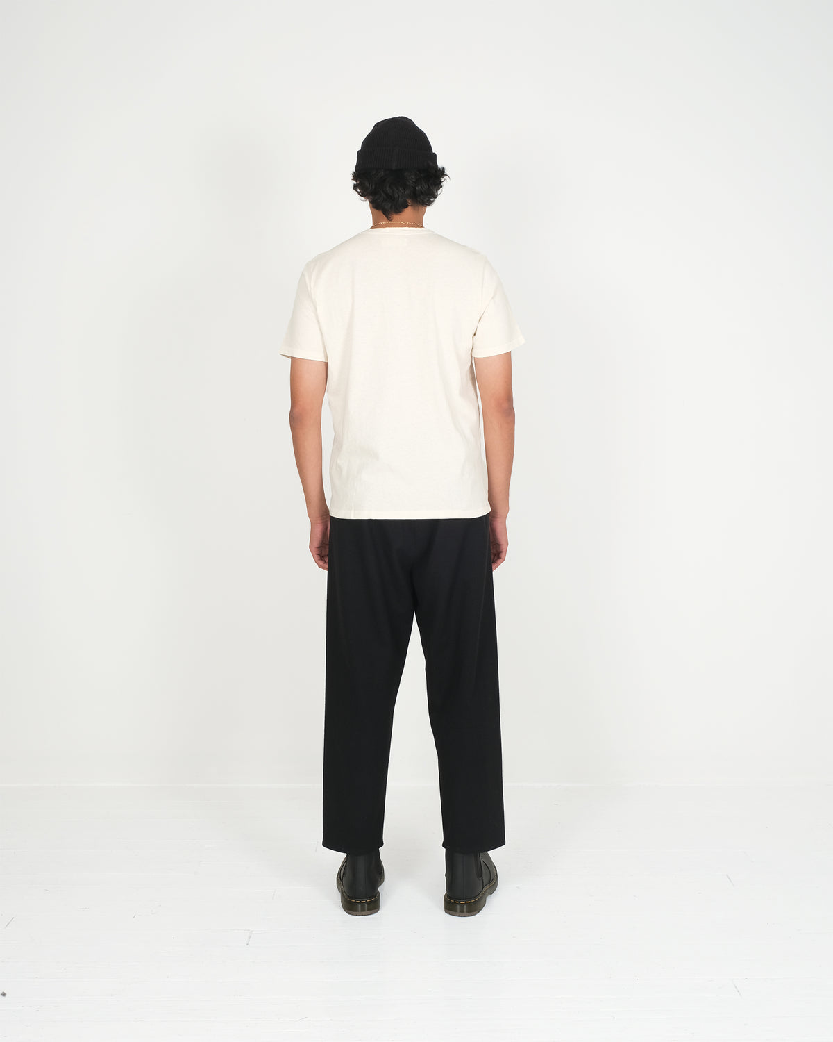 Short sleeve T-shirt - Cafe Paradiso Open Mic - Warm White