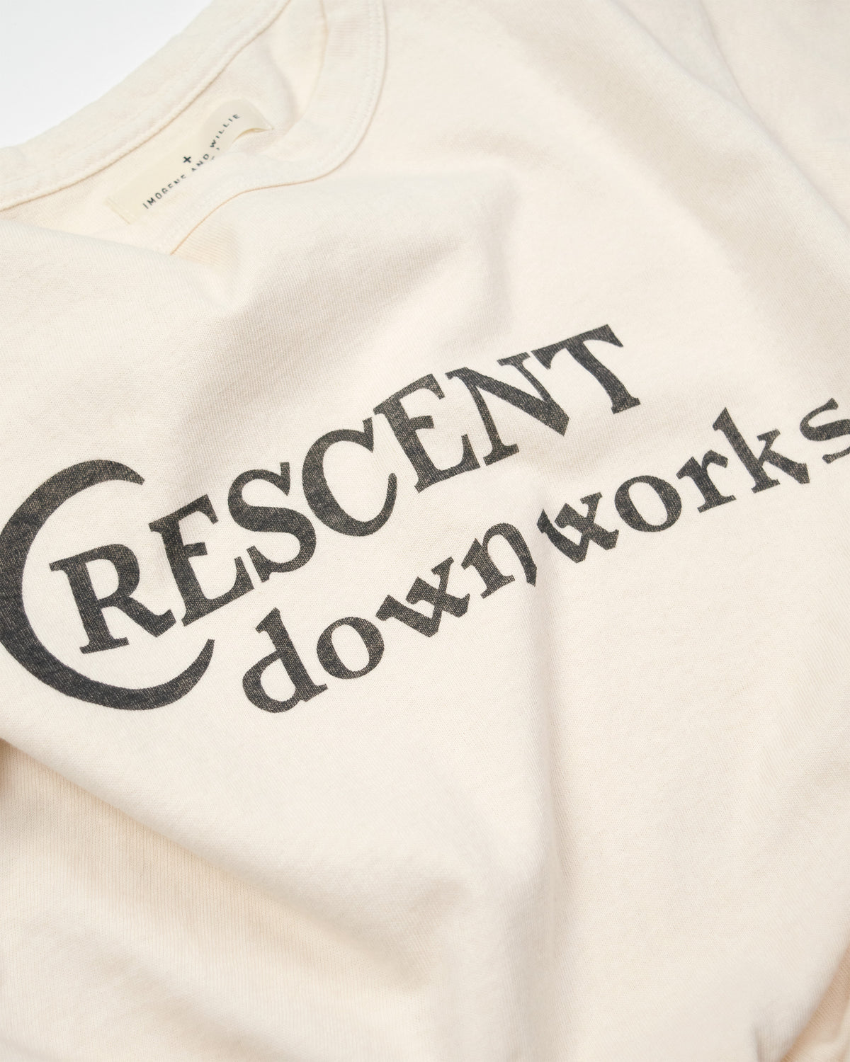 Short sleeve T-shirt - Vintage Logo - Warm White