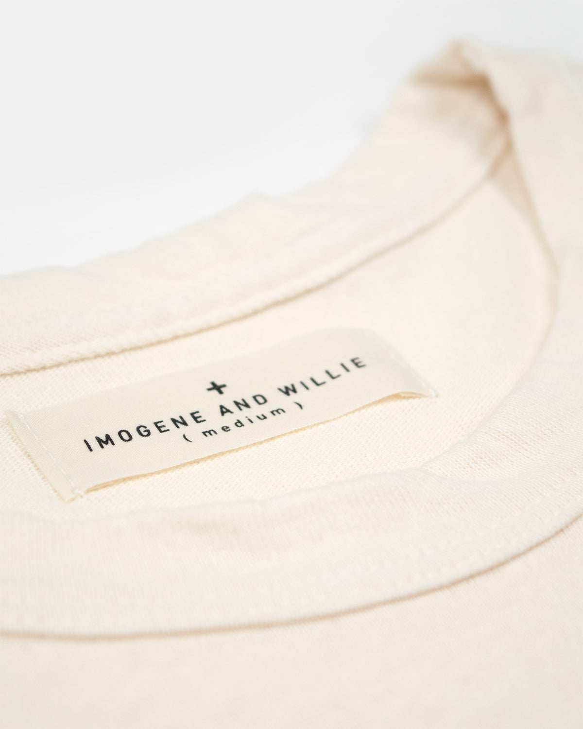 Short sleeve T-shirt - Vintage Logo - Warm White