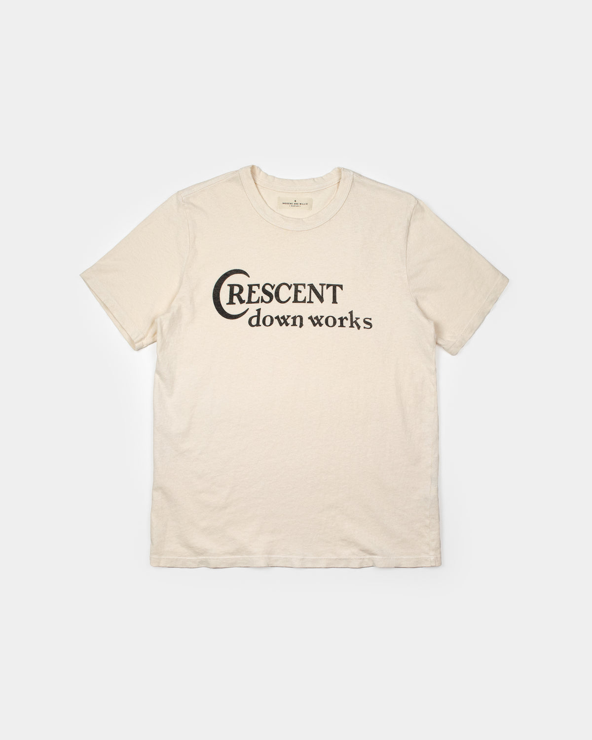 Short sleeve T-shirt - Vintage Logo - Warm White