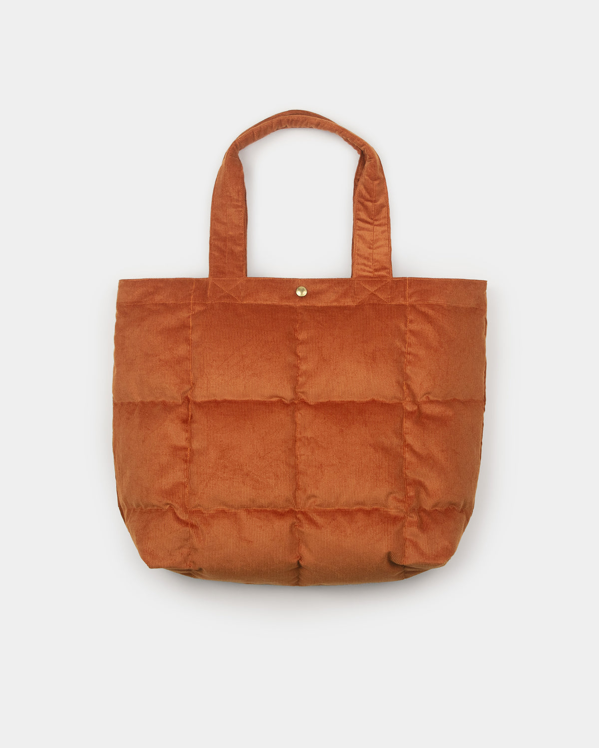 Down Tote - Corduroy - Burnt Orange