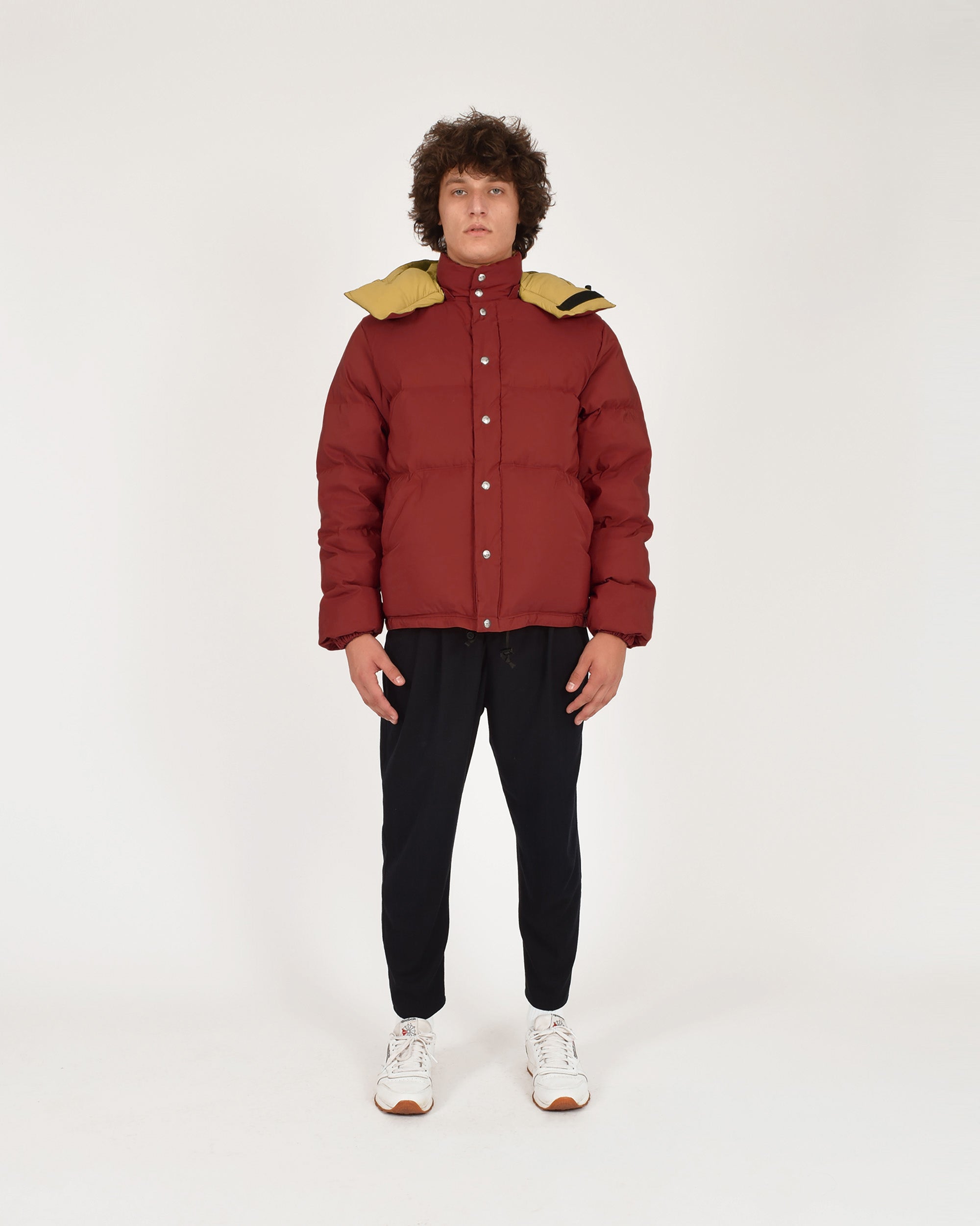 crescent down works diagonal quilt sweater