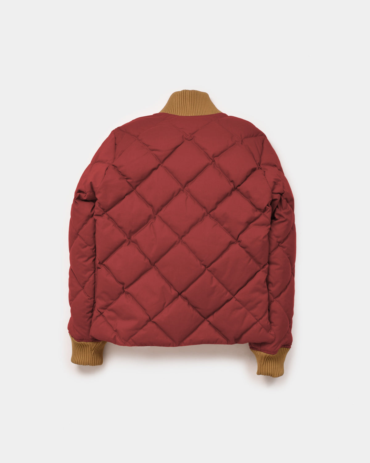 Diagonal Quilt Sweater - Red
