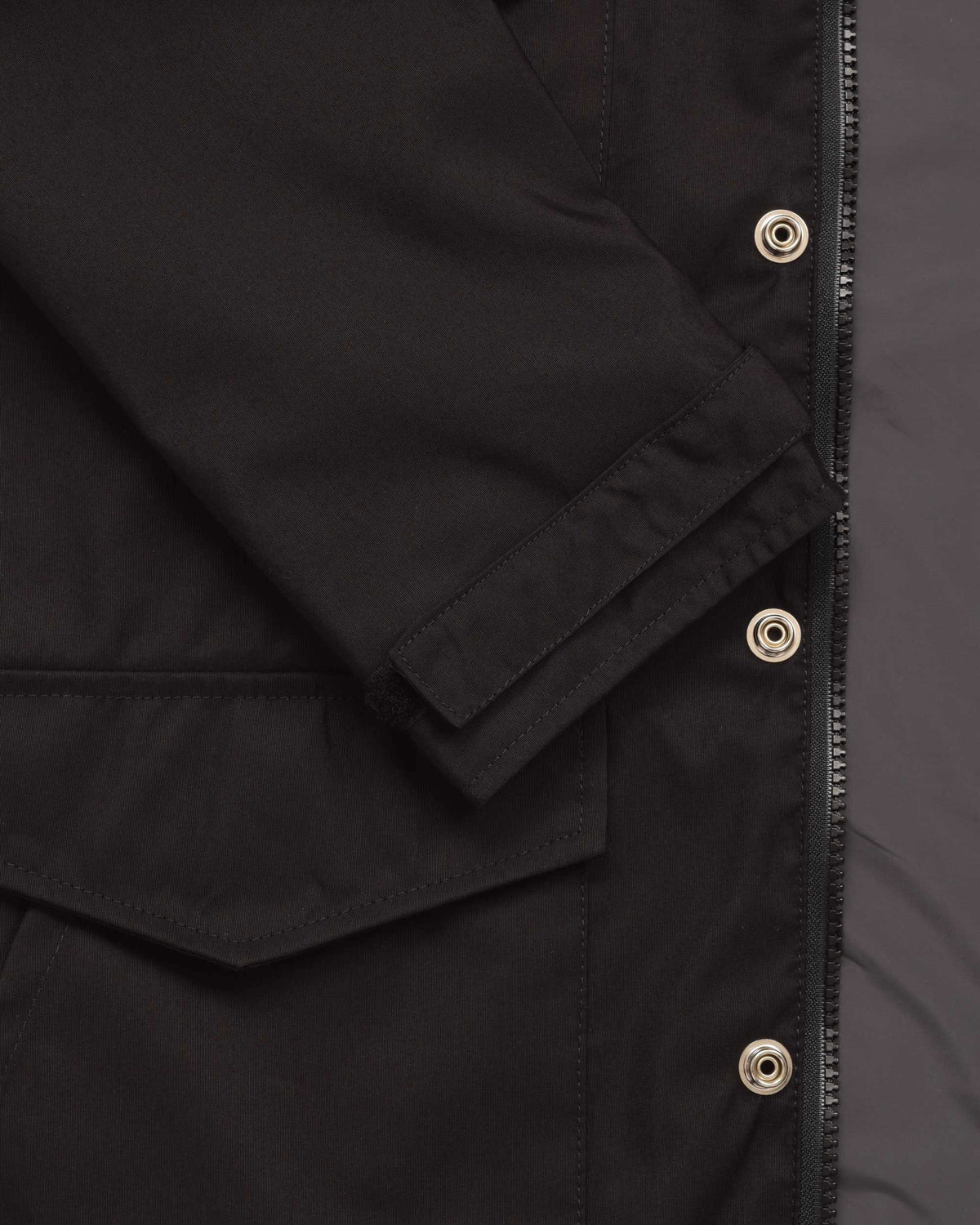 Michi Jacket Detail of Sleeve and Pocket