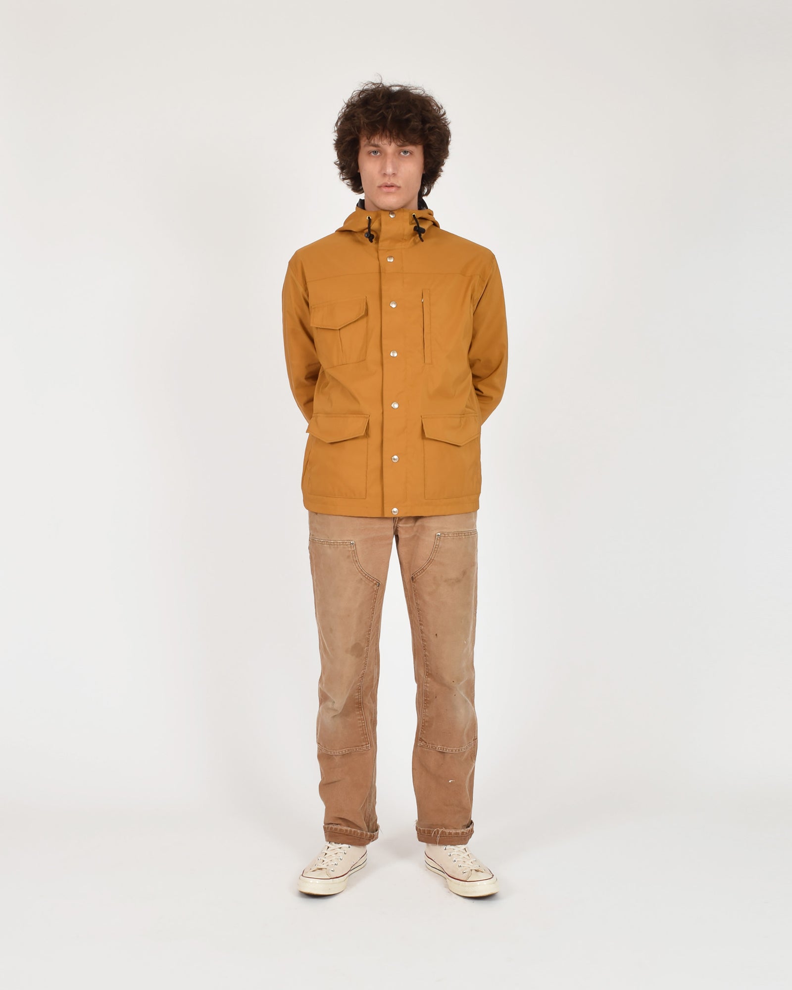 Michi Jacket in Mustard showing front