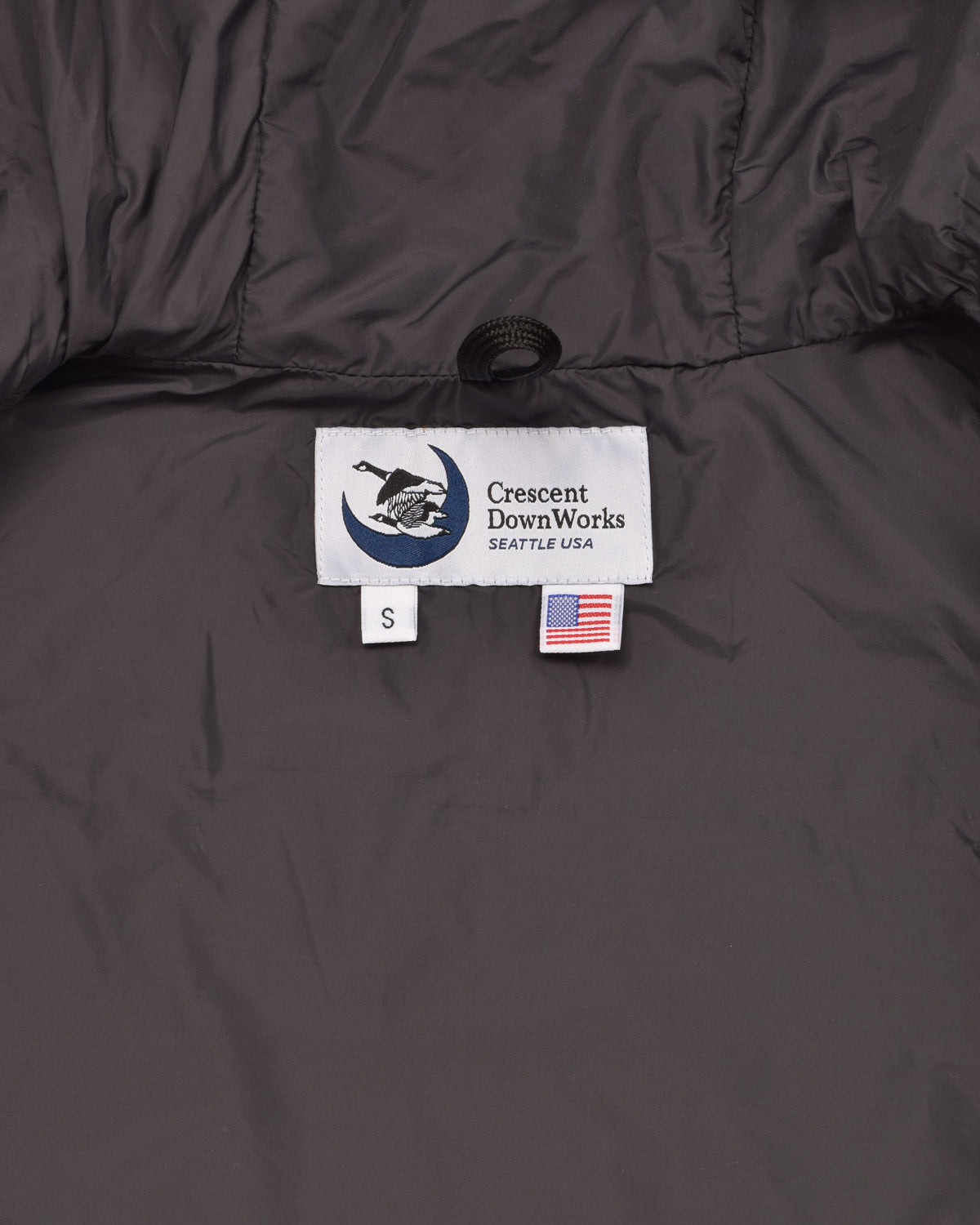Michi Jacket in Navy tag detail