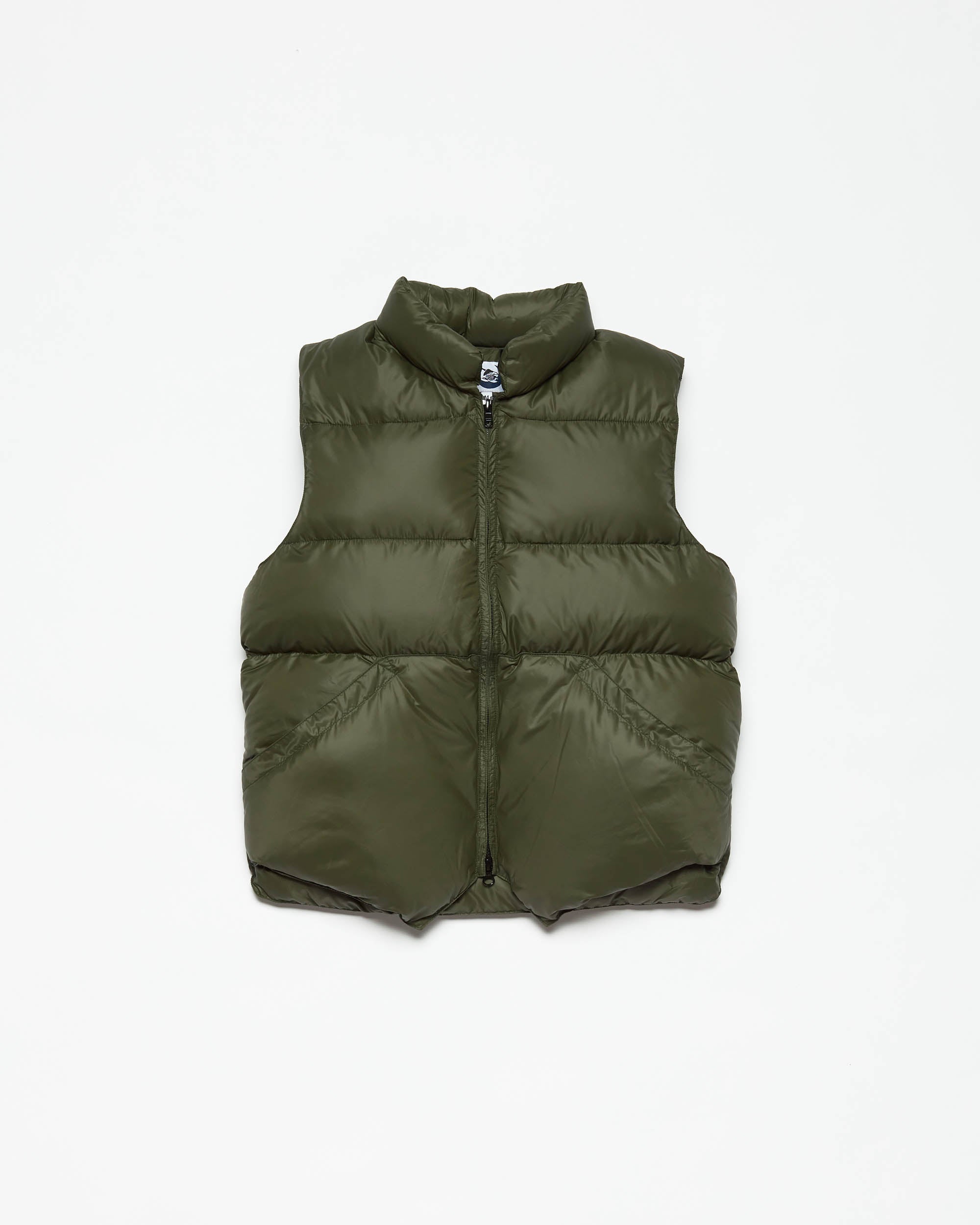 Crescent Down Works North by Northwest Vest | Olive & Rust
