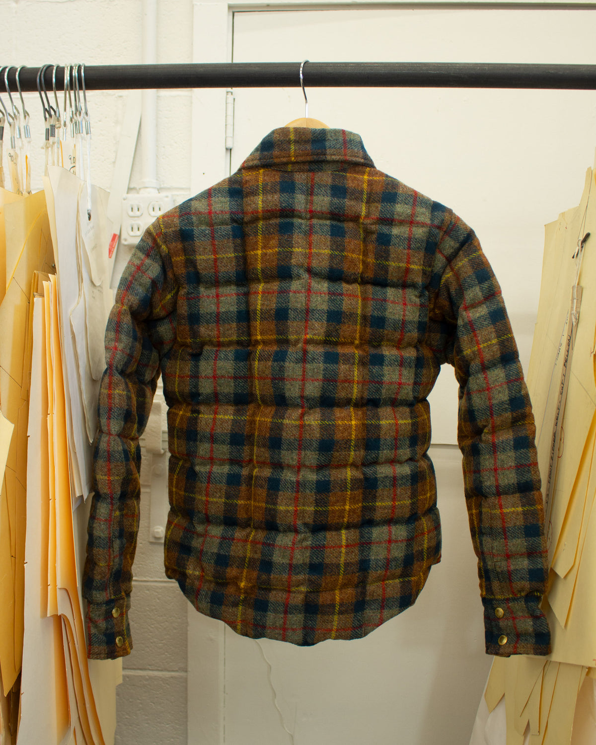 Sample Series | Down Shirt | Wool Plaid